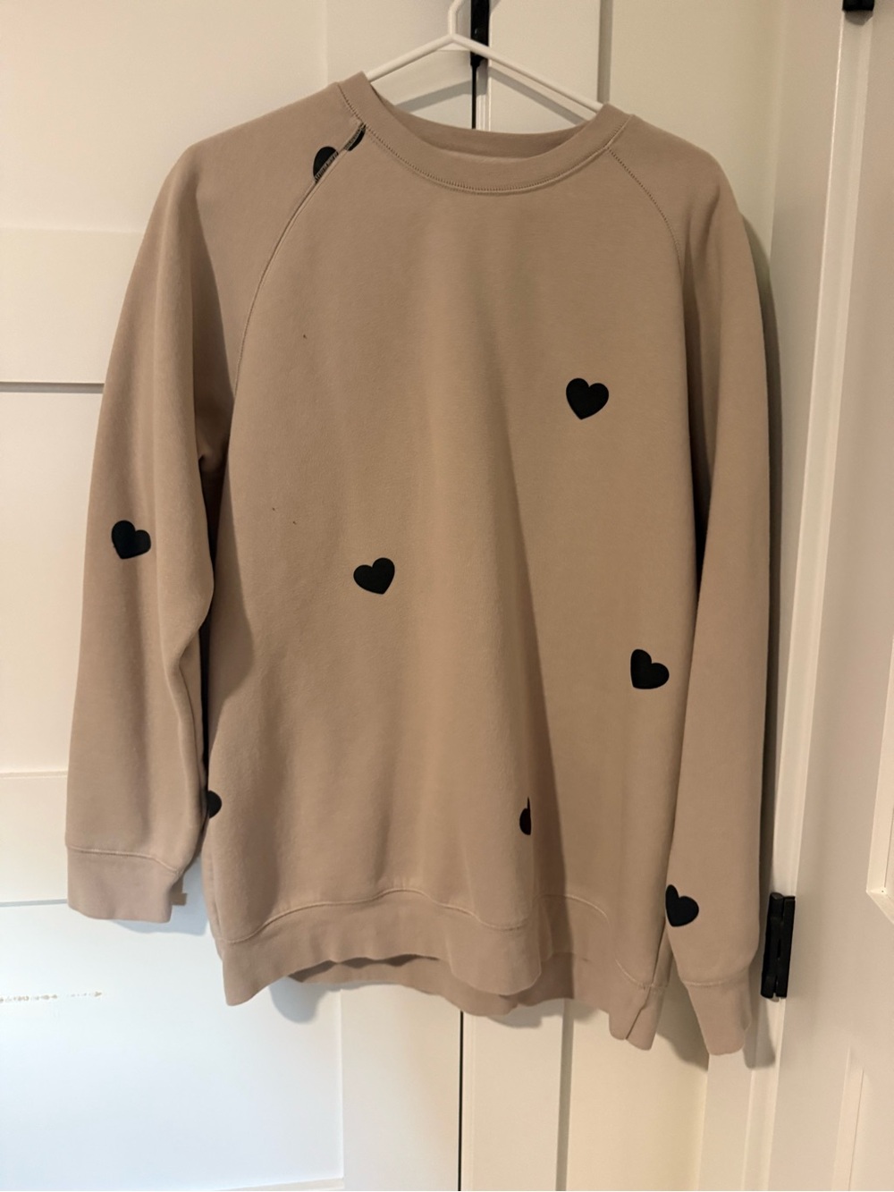Brunette The Label Big Sister Heart Crewneck Sweatshirt w/sweats Set